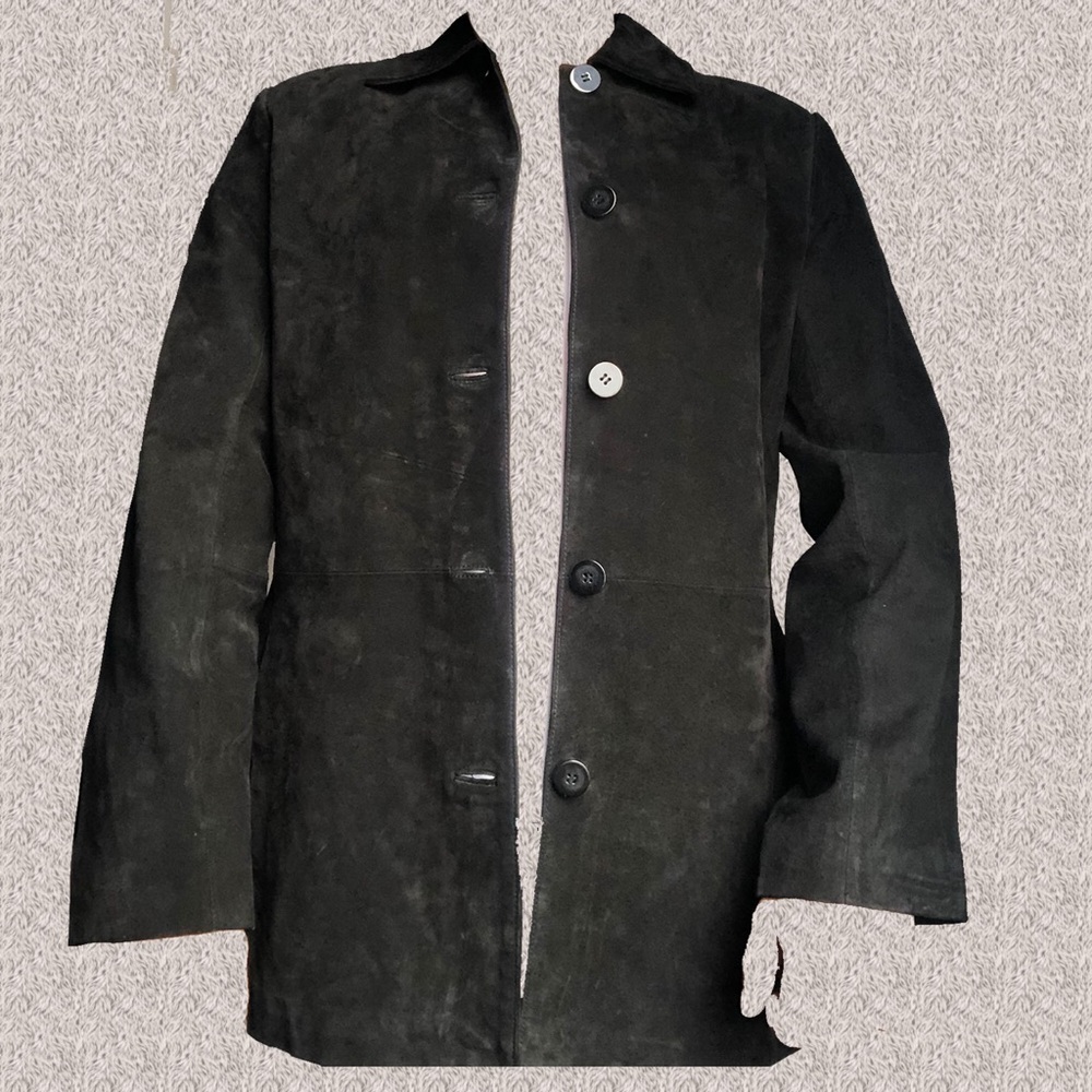 suede black jacket